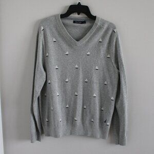 Nautica Sailboat Print Sweater